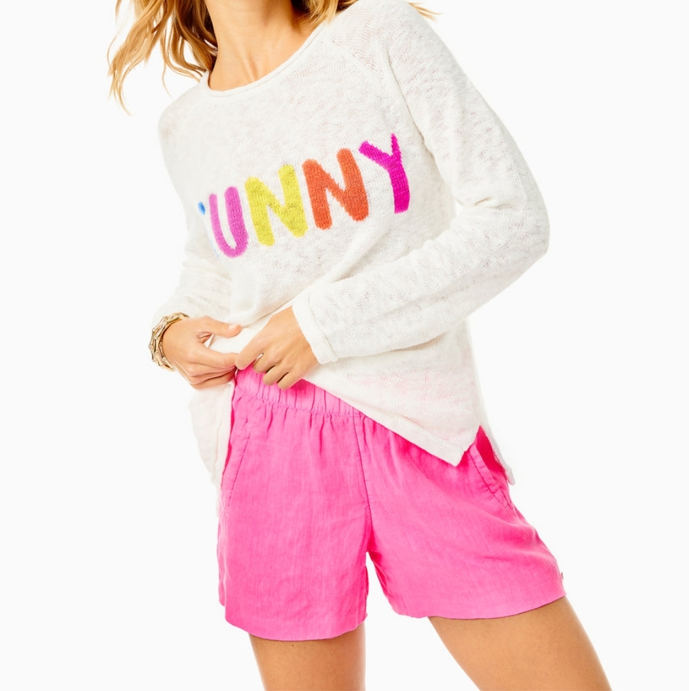 NWT Lilly Pulitzer Lilo Linen Short